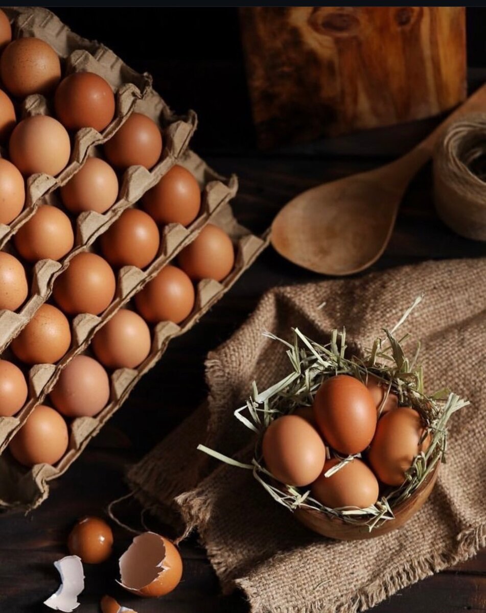 Fresh farm eggs