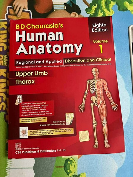 BD Chaurasia's Human Anatomy 1,2&3