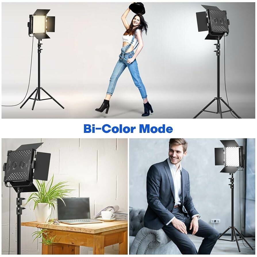 Lampe LED Studio 2m bicolore