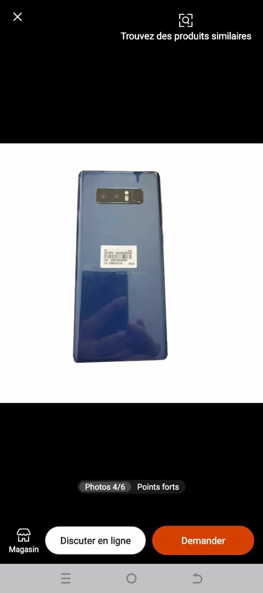 Smartphone Android Moderne