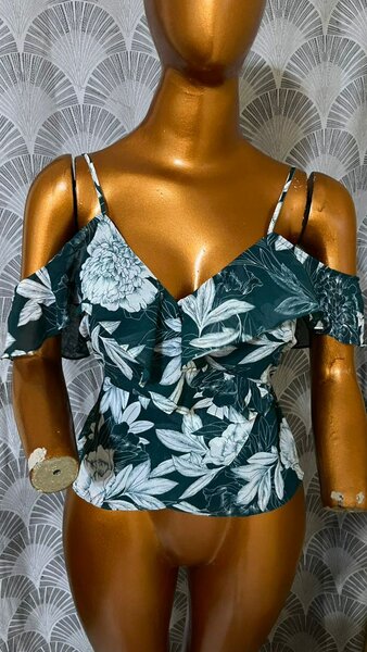 Top à épaules dénudées floral