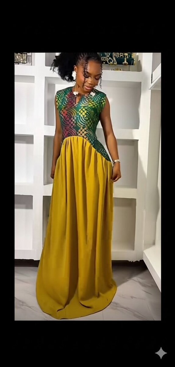 Robe longue imprimée chic