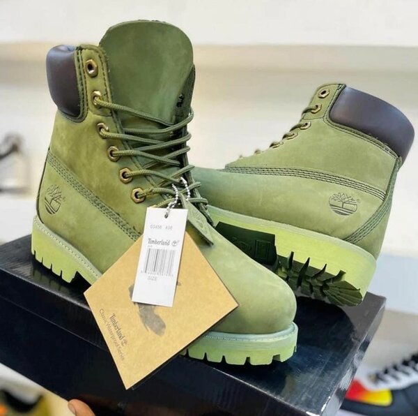 Botte timberland verte