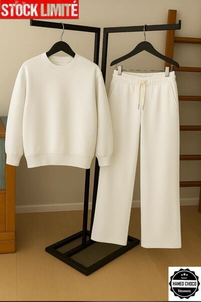 Survêtement blanc confortable