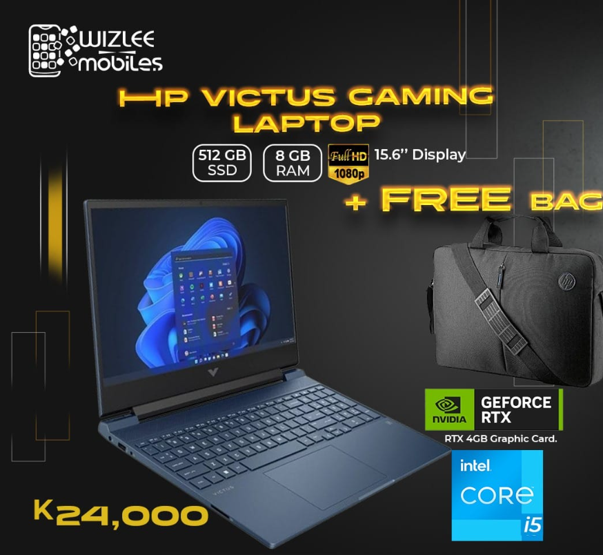 HP VICTUS GAMING LAPTOP + FREE Bag