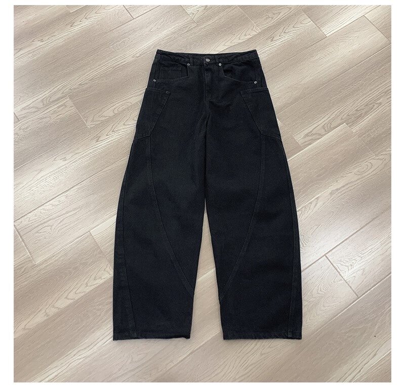 Джинсы свободные в ретро стиле