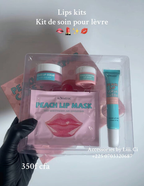 Set de Soin Lèvres Pêche