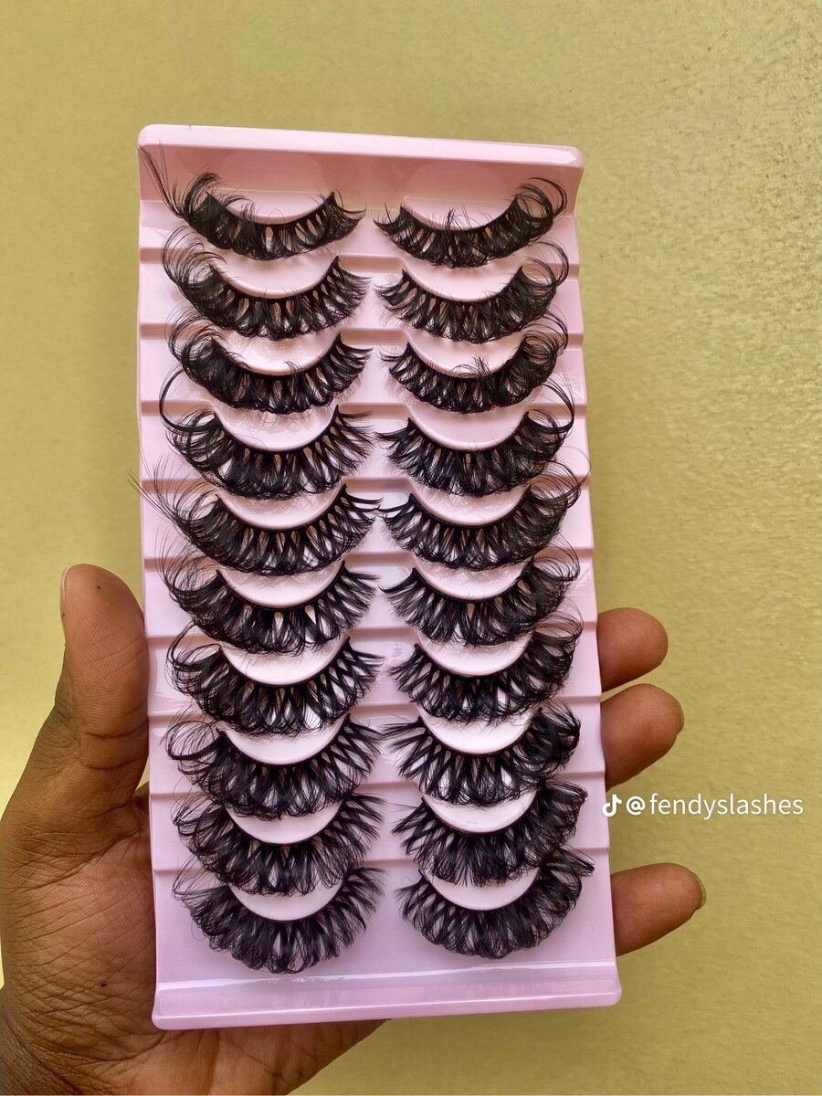 Faux Cils Bouclés Moyens