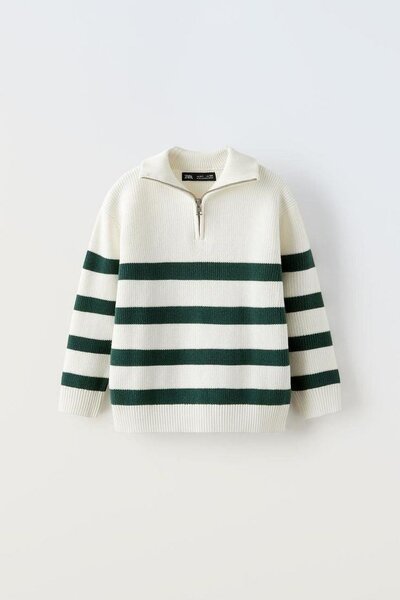 Pull rayé en laine - Unisexe