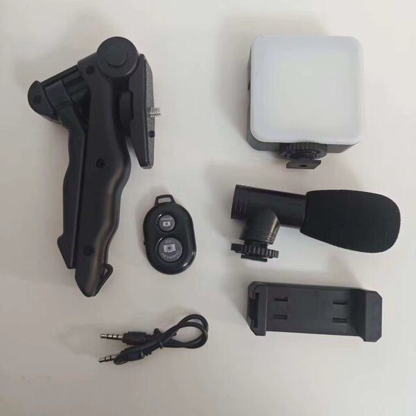 Kit de création vidéo avec trépied et éclairage