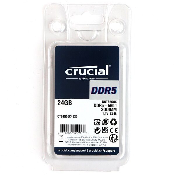 Crucial RAM DDR5 24GB 5600MHz