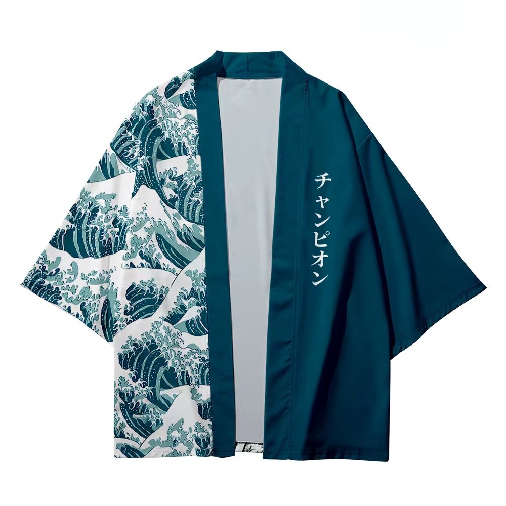 Veste kimono avec motifs élégants