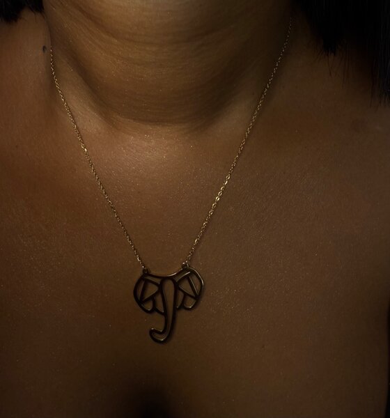 Collier Éléphant Élégant