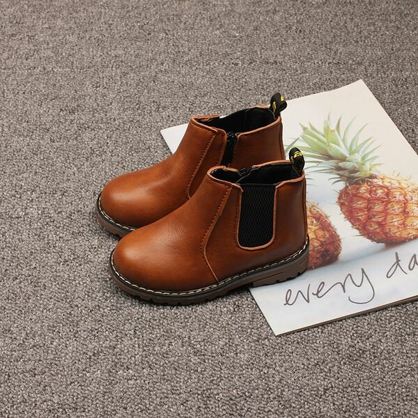 Bottines Enfant Cuir Confort