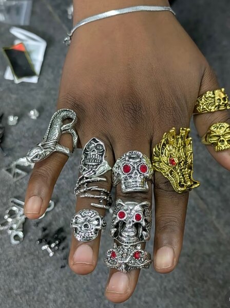 Gothic Stainless Steel Rings