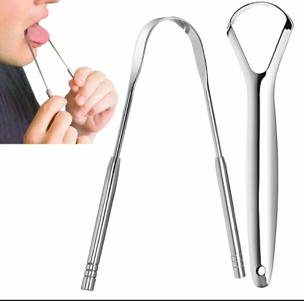 Nettoyeur de langue en acier inoxydable
