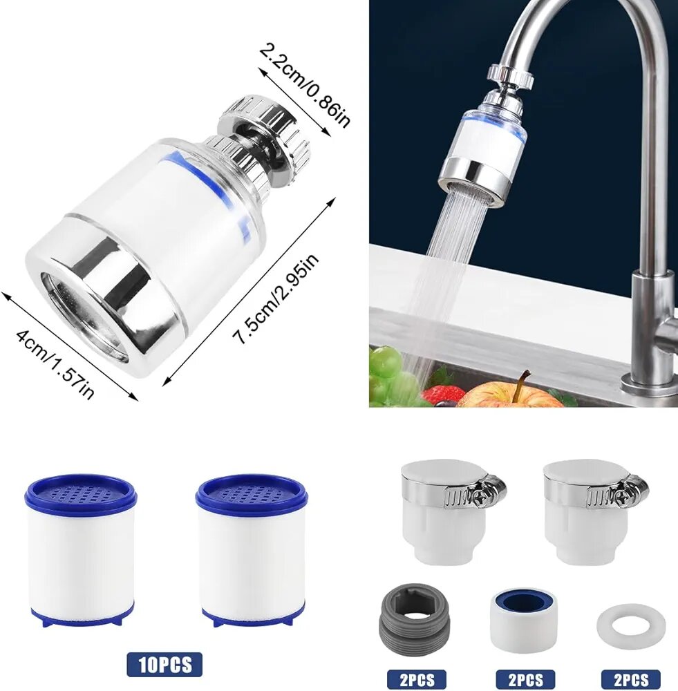 Filtre d'eau robinet multi-couches