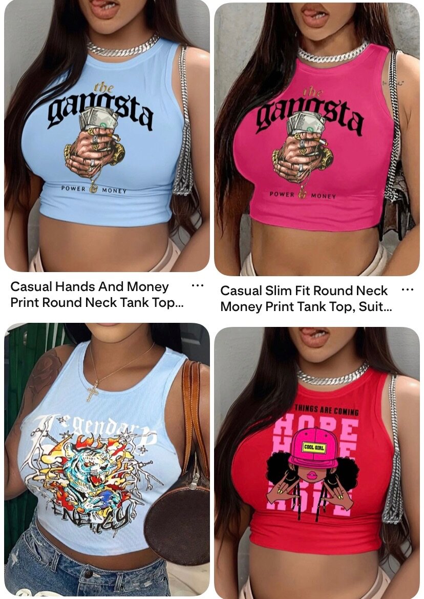 Crop-tops personnalisé