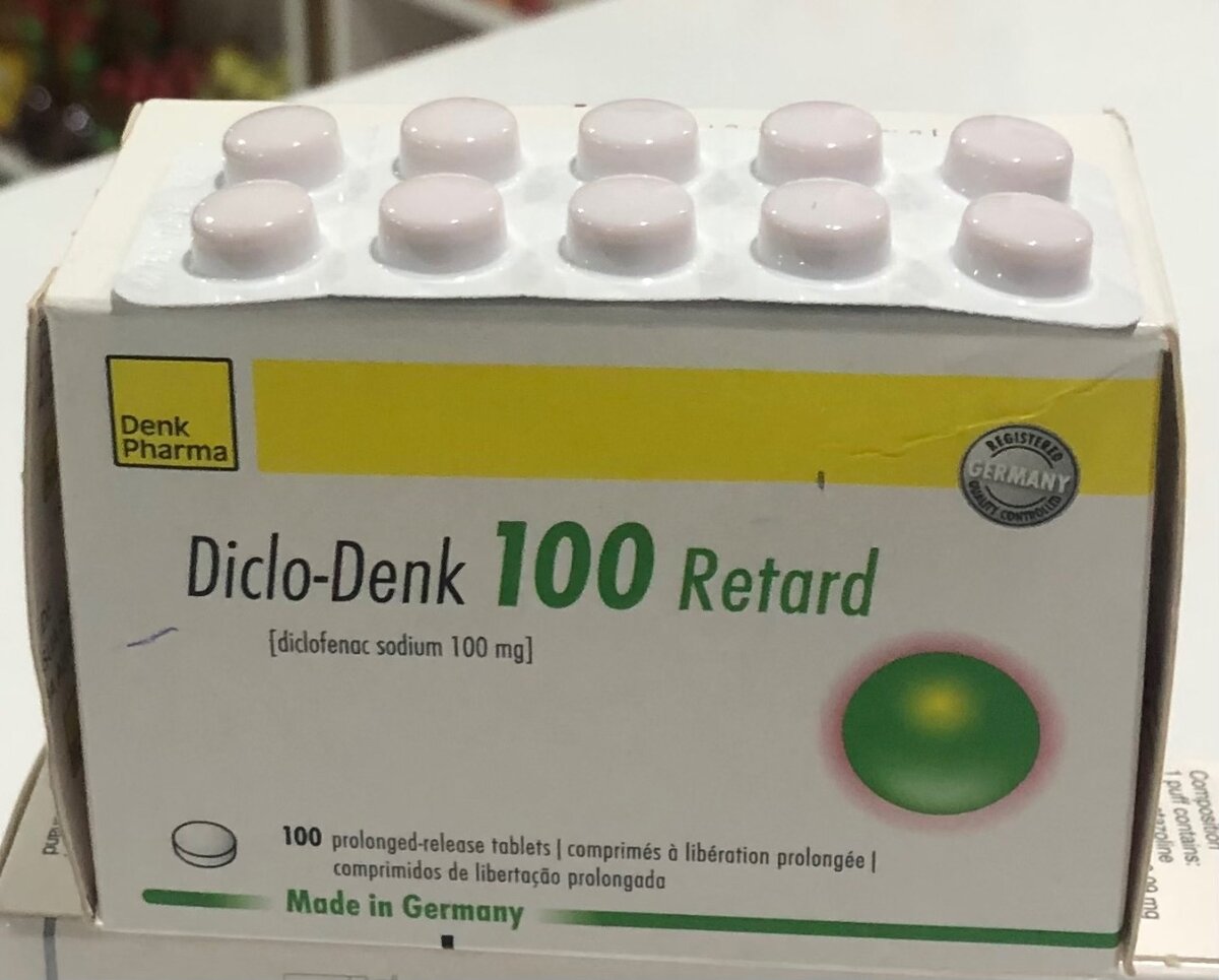 DICLOFENAC 100MG TABLET/ STRIP