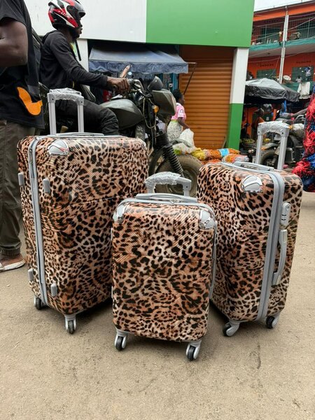 Valises à motif léopard mode