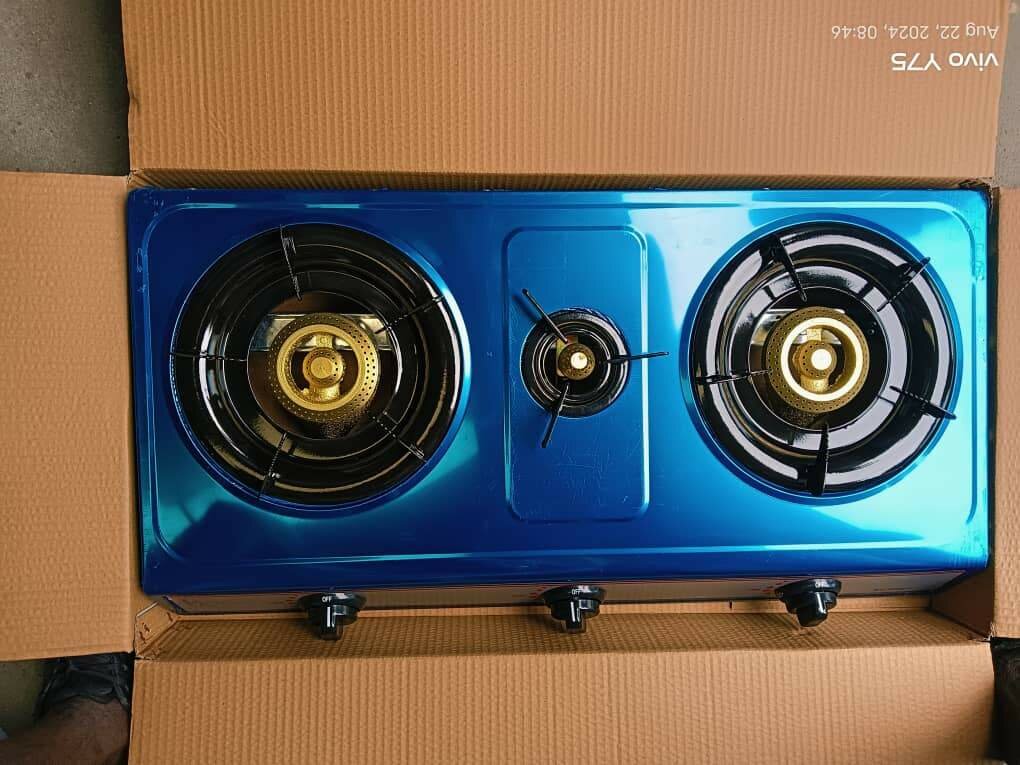 Cusiniere 3 feux Allumage Automatique 2 grand feux + 1 petit