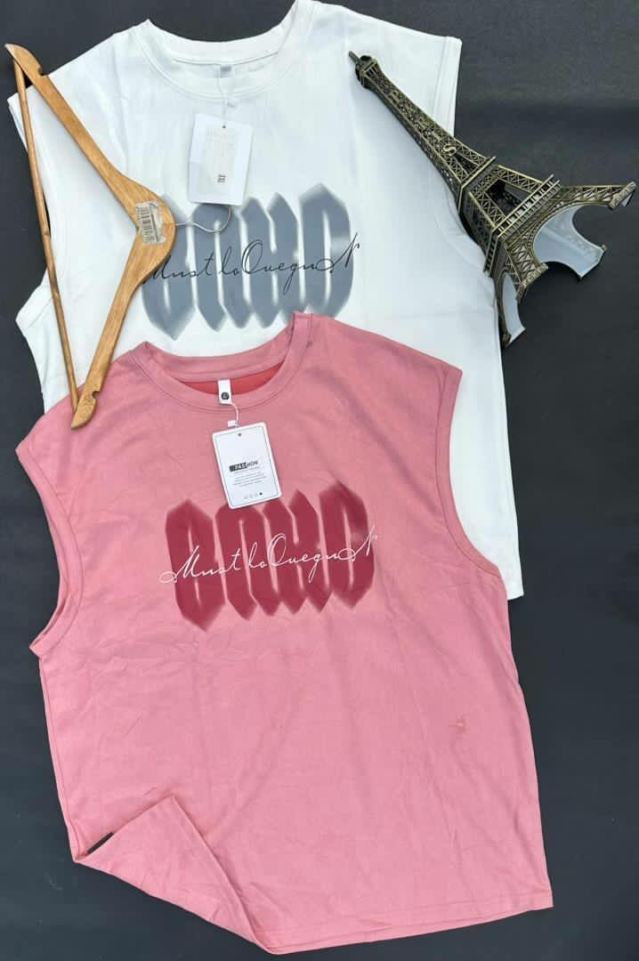 Débardeurs unisexes style urbain