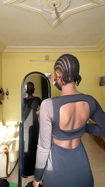 Robe dos nu élégante