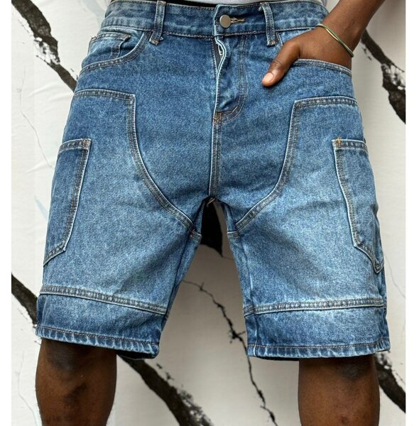 Shorts en jean décontracté homme