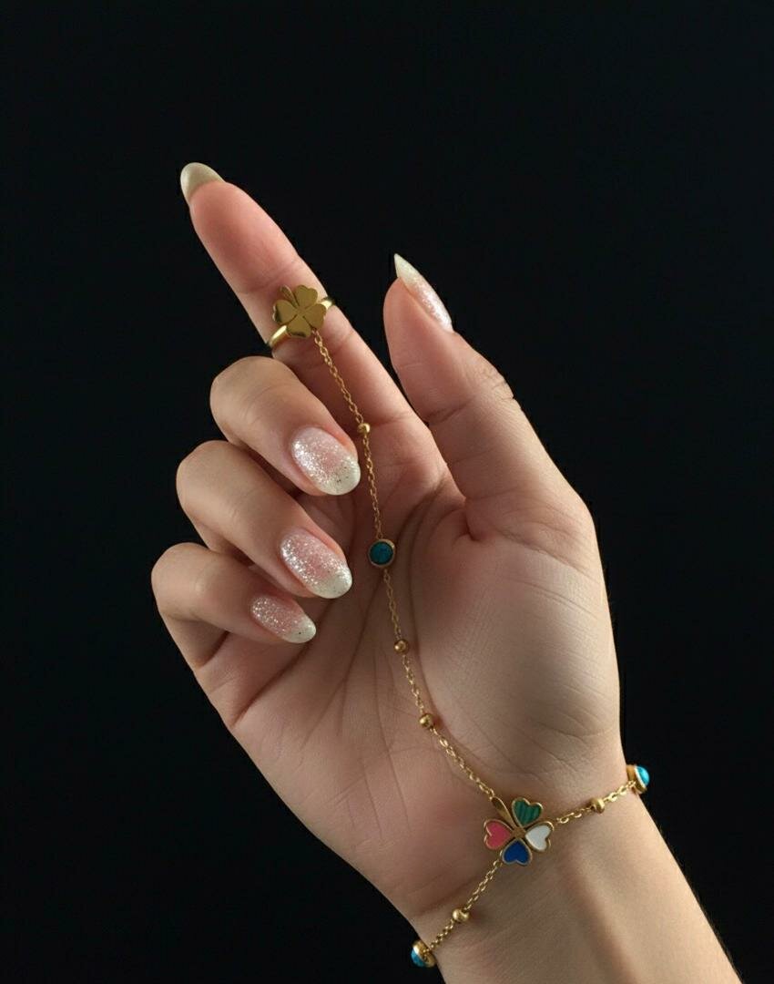 Bijou chaîne pour doigt