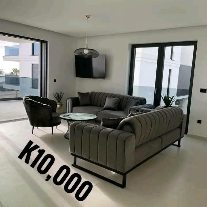 A set of beautiful and soft home furniture