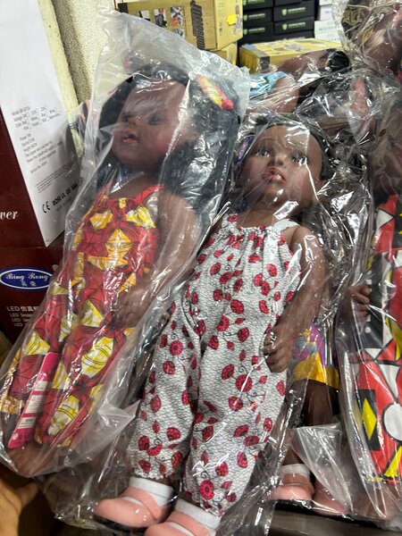 Poupée en tissu africain