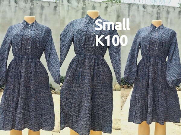 Beautiful and high-quality women's dress made of salaula silk