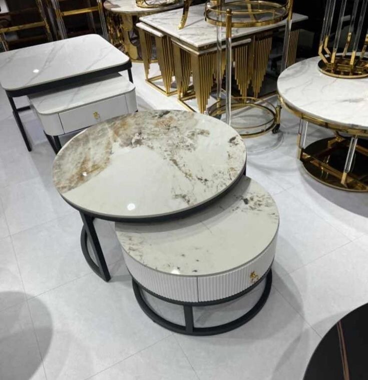 Tables Gigognes en Marbre Luxe