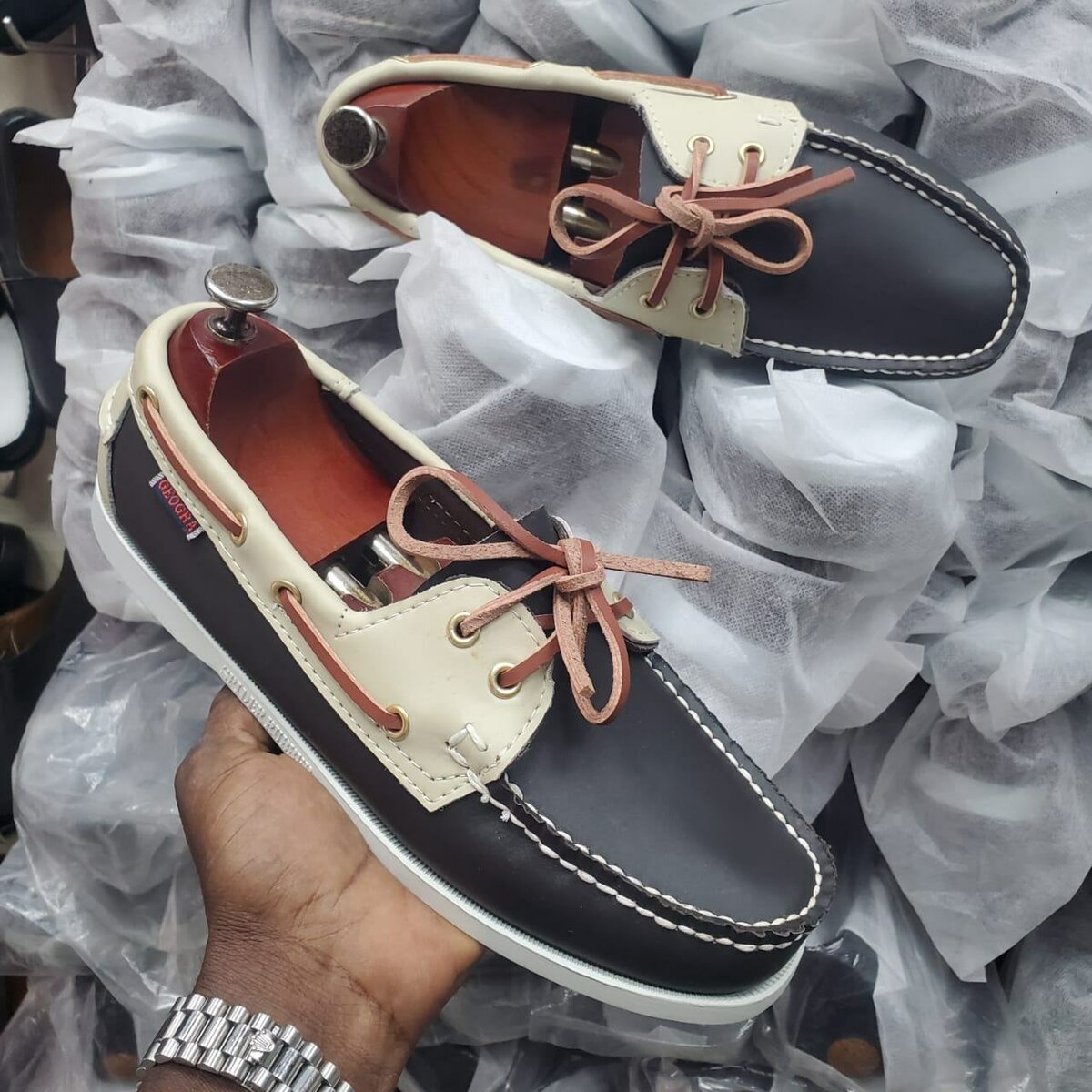 Sebago en cuir