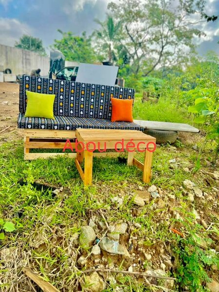 Salon de jardin en palettes