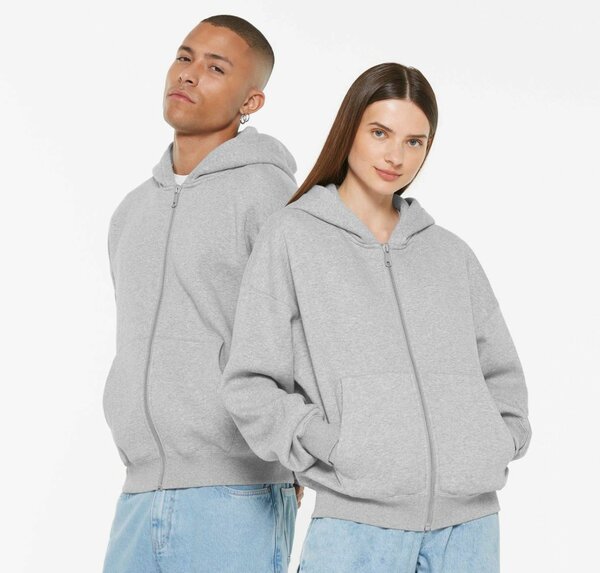 Sweat à capuche zippé unisexe