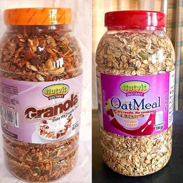 Nutvit oatmeal and Granola