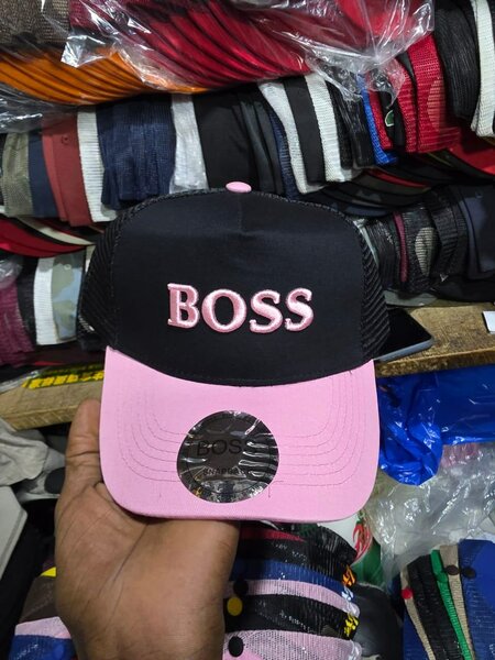 Casquette BOSS Rose-Noir