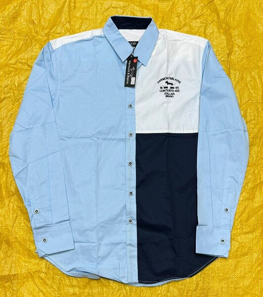 Chemise homme bicolore élégante