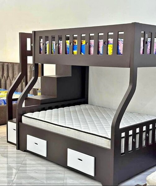 Lit superposé en bois pour enfants