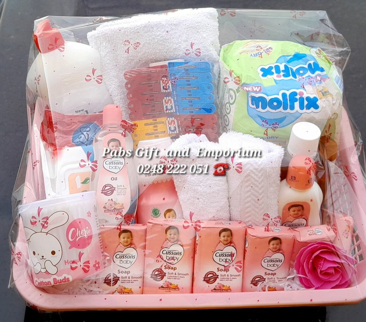 Beautiful Baby Girl Hamper Gift For New Mom
