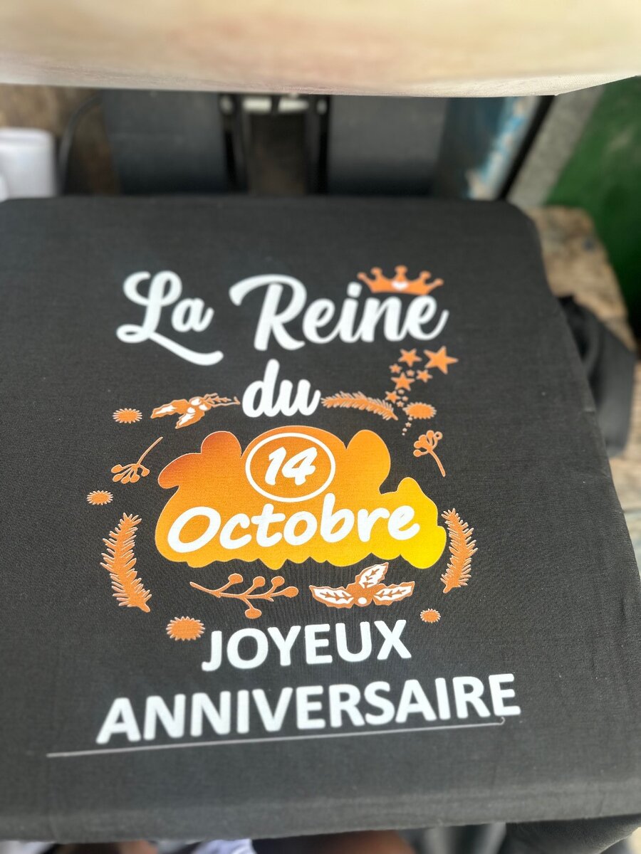 TEE-SHIRTS PERSONNALISÉS ANNIVERSAIRE
