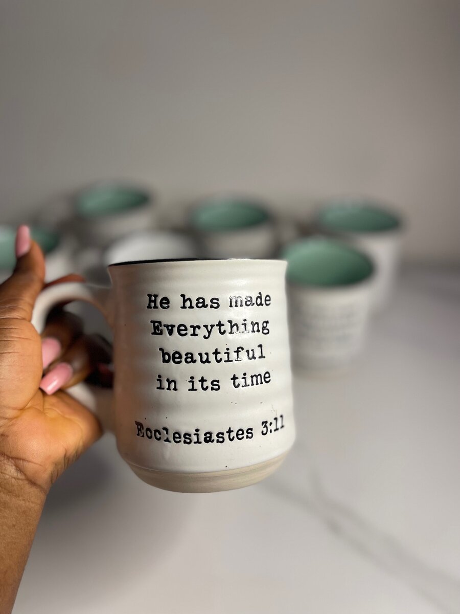 Scripture mugs