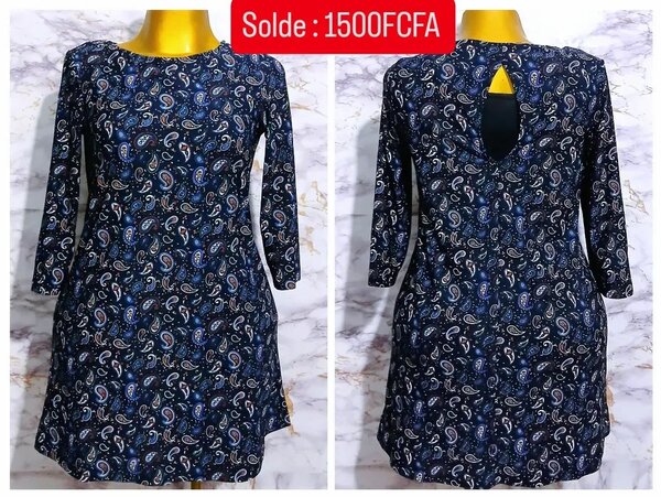 Robe bleu pour femme