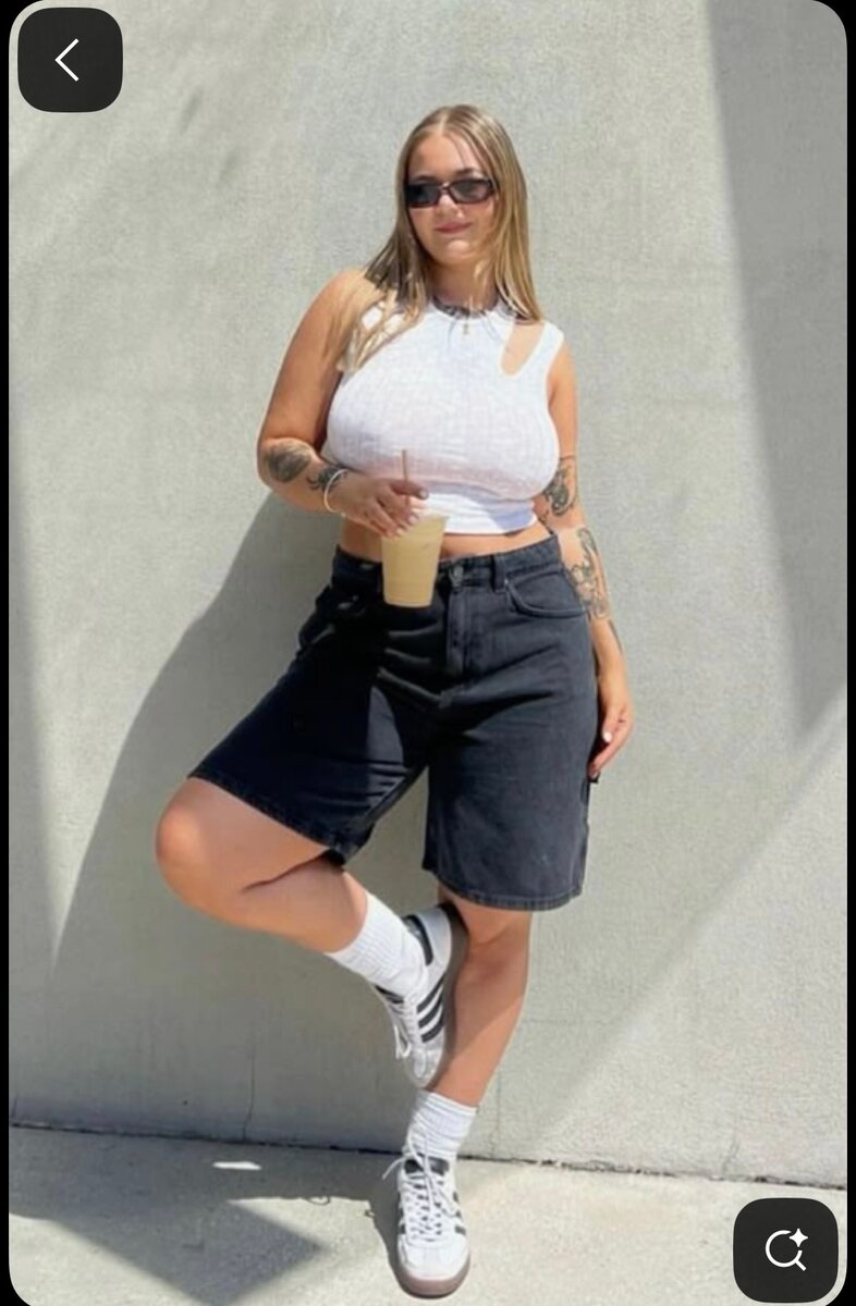 Shorts en jean décontractés