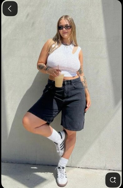 Shorts en jean décontractés