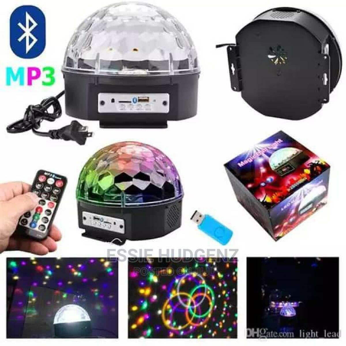 Bluetooth LED Disco Ball Light with Remote Control