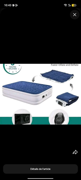 Matelas gonflable confortable
