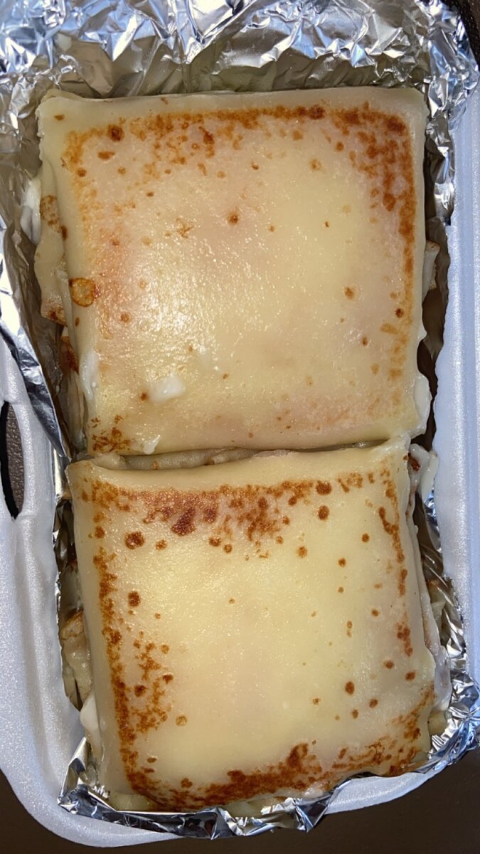 Crêpes jambon sauce béchamel