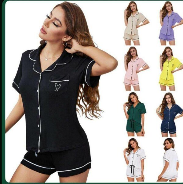 Ensemble pyjama femme été confortable